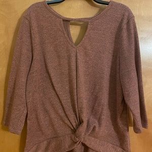 Blush colored sweater